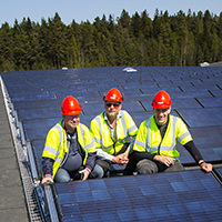 Elektroskandia levererar solpaneler till Albybergfastigheter