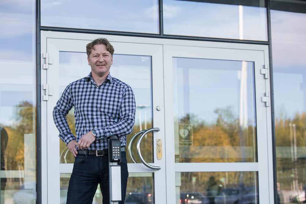 Högsta säkerhet vid Elektroskandias nya logistikcenter
