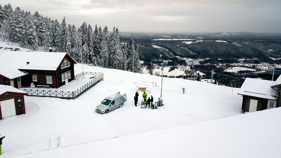 Fibernät i tid till skidsäsongen