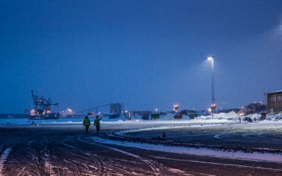 Nytt ljus över hamn i norr