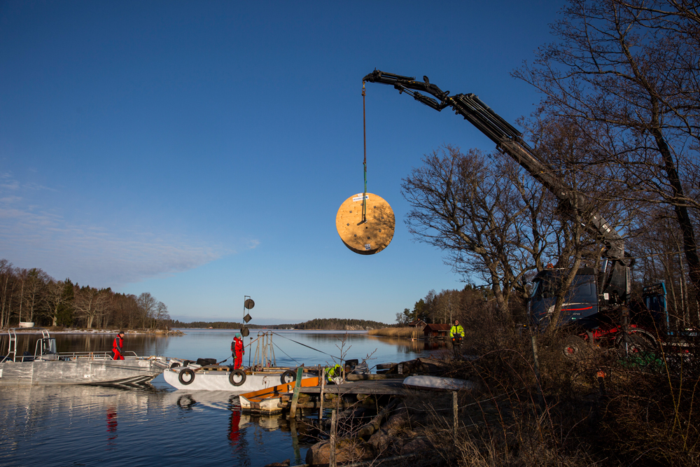 Logistik och leveransprecision extra viktigt vid skärgårdsprojekt