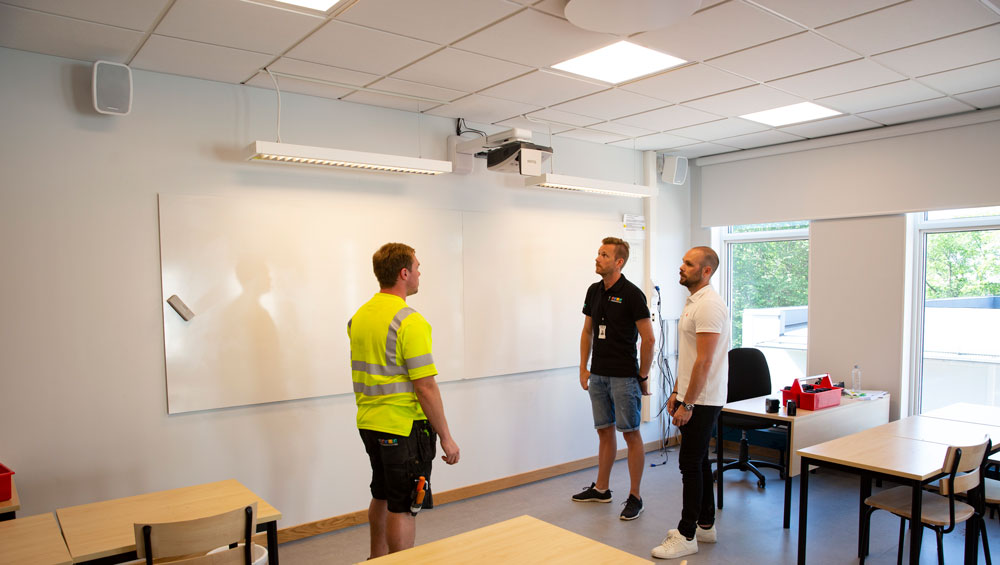 Elektroskandia totalleverantör vid utbyggnaden av Folkungaskolan