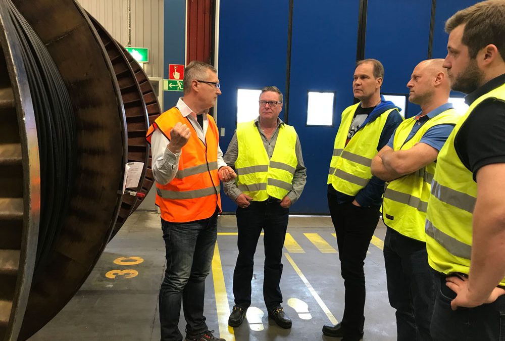Nacka Energi och Elektroskandia på besök hos Draka