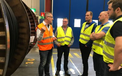 Nacka Energi och Elektroskandia på besök hos Draka