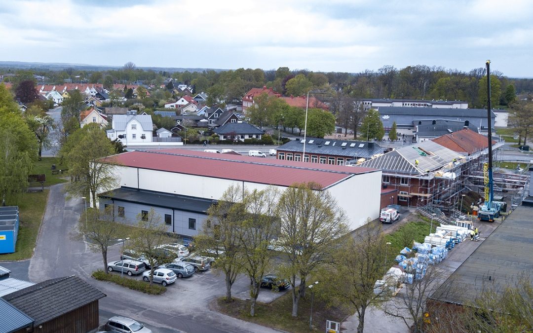 Stor brandlarmsanläggning till gymnasieskola i Hässleholm