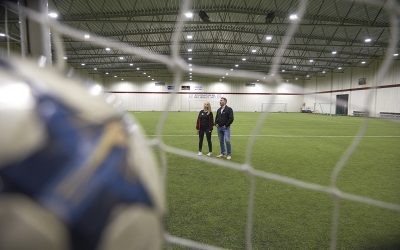 Ny belysning gav stor energibesparing för fotbollsförening
