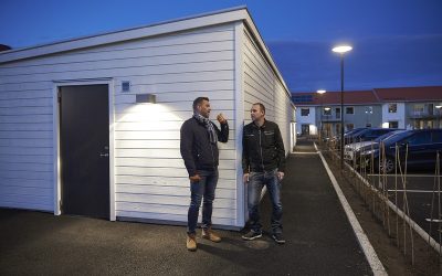 Tryggt för de boende och välkomnande för besökare