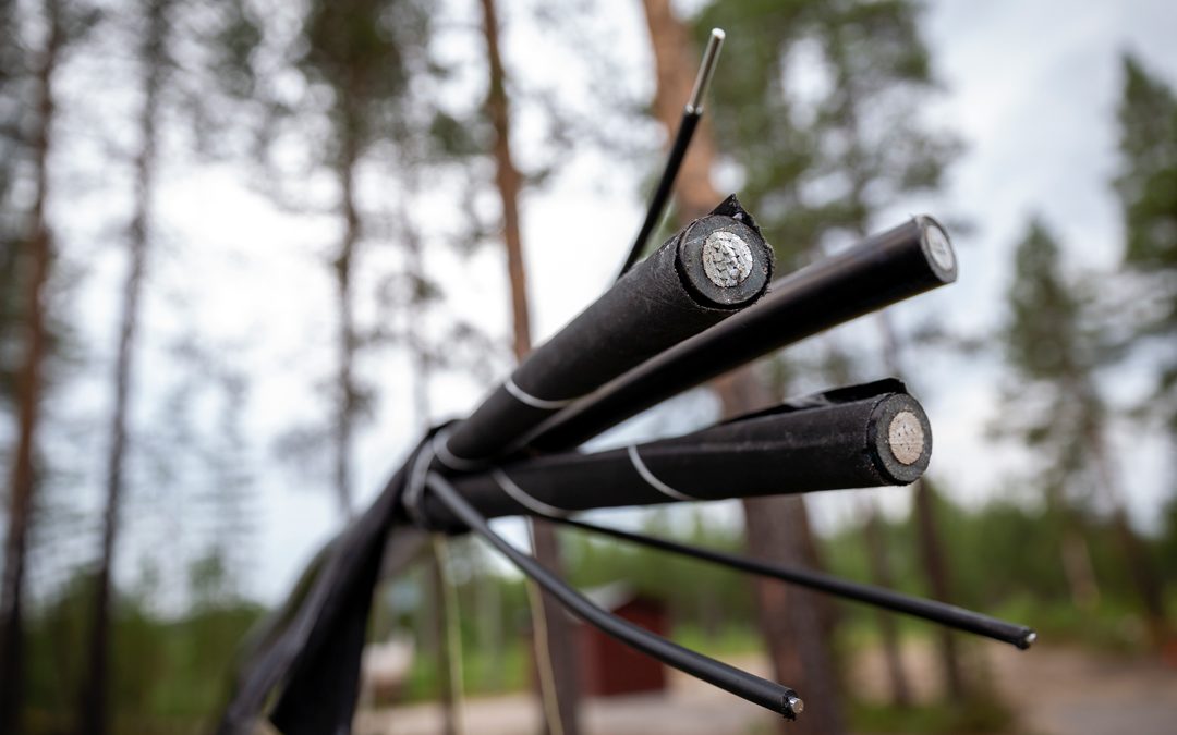 Härjeåns Nät säkrar nätet med ny kabel