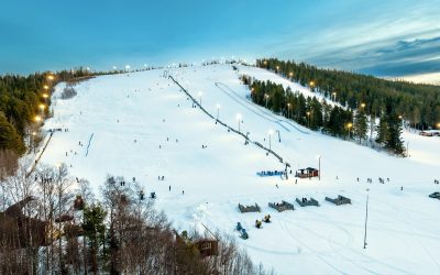 Ny belysning i skidbacken ger energibesparing på 73 procent för Luleå kommun