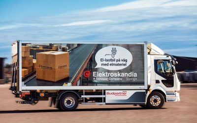 Start för leveranser med eldriven lastbil