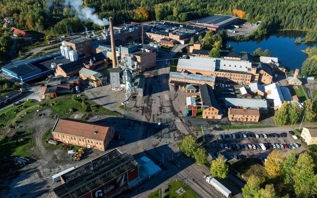 Modern kameraövervakning effektiviserar produktionen hos Arctic Paper