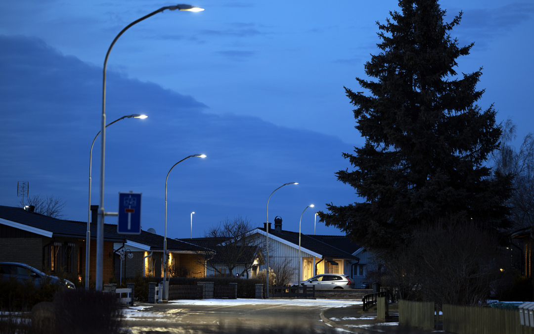 Mot ljusare tider med ny gatubelysning i Tidaholm